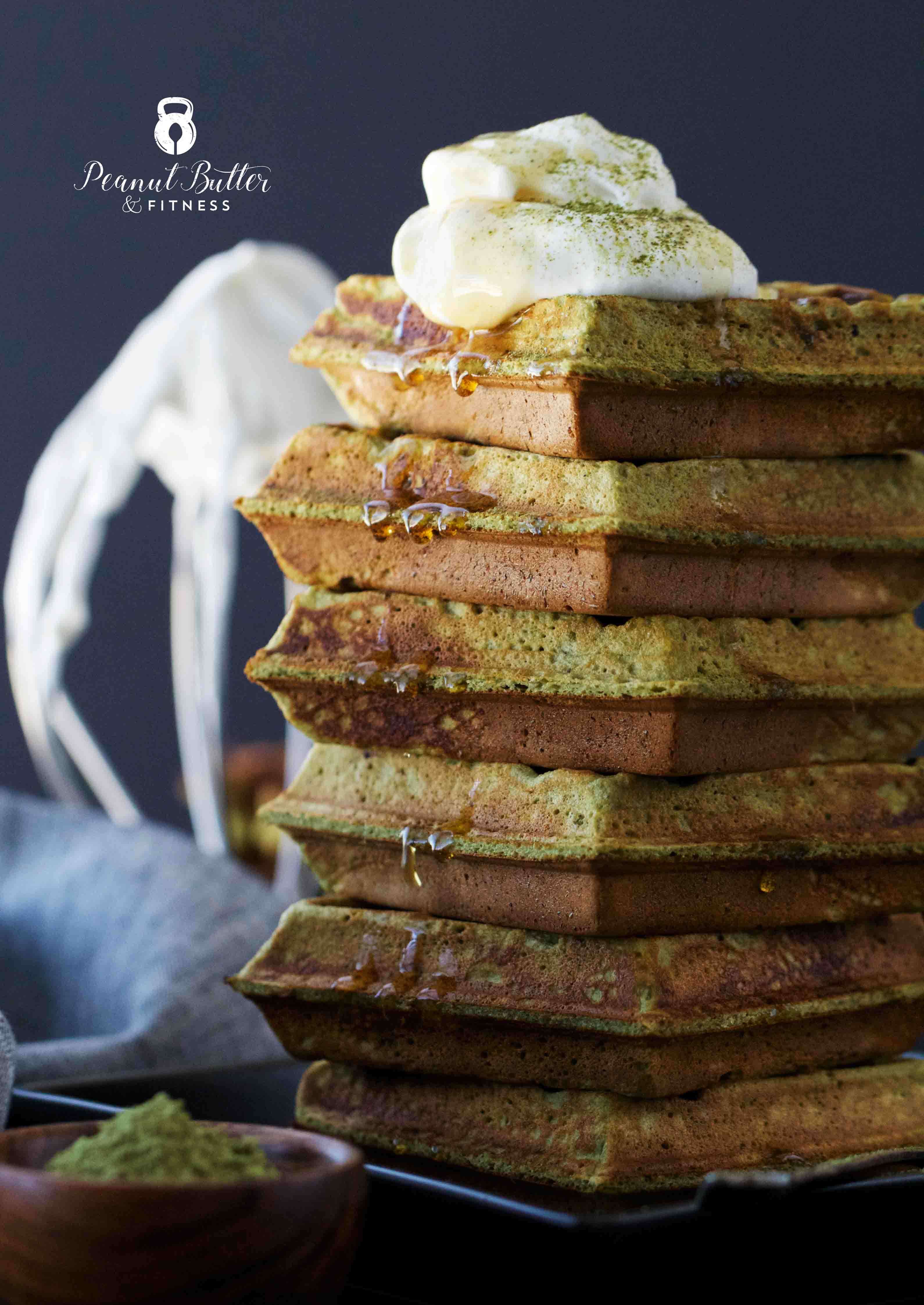 Balanced & Flavorful: Your 30g Protein Matcha Waffle Breakfast